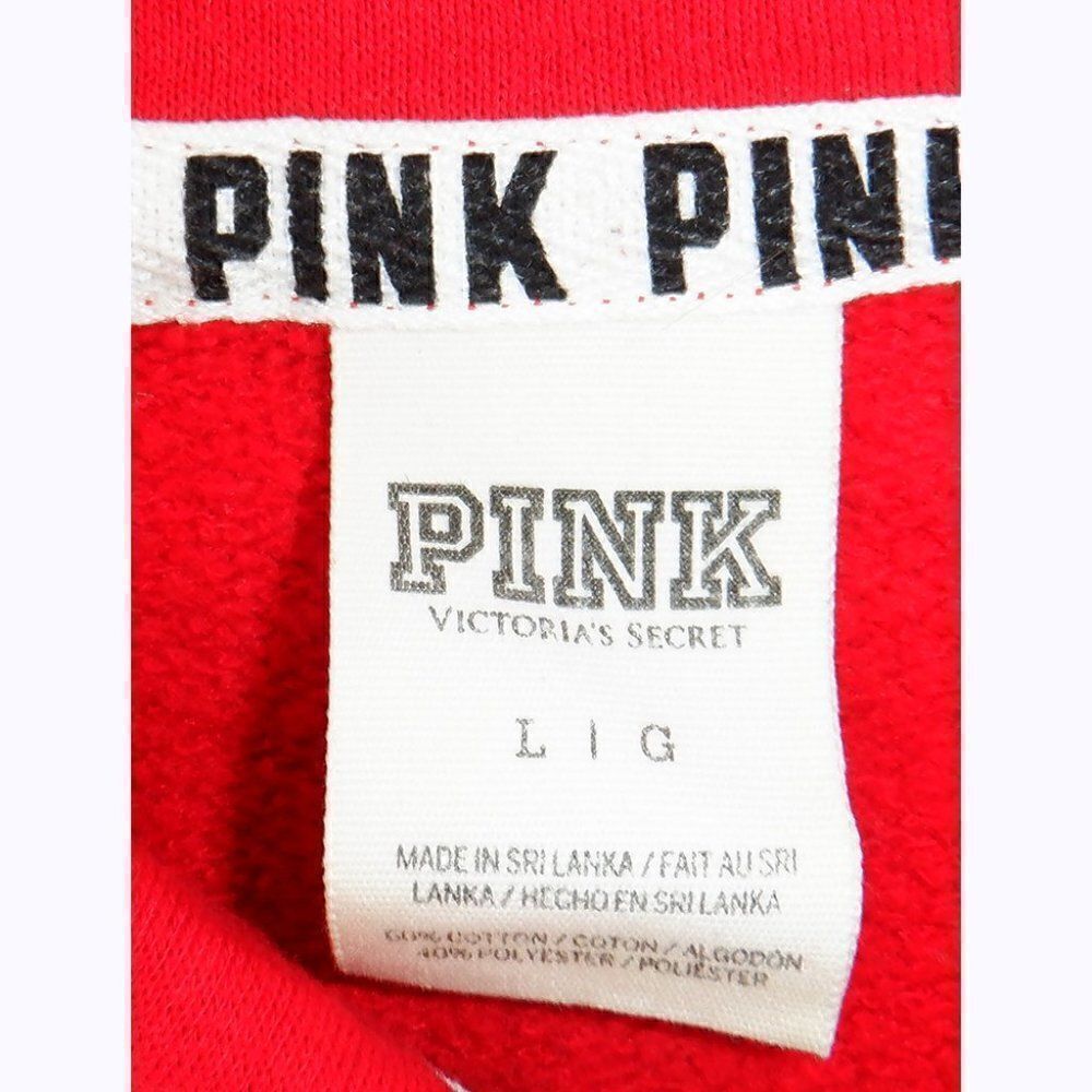 Victoria Secrets Pink red pullover - Picture 3 of 3